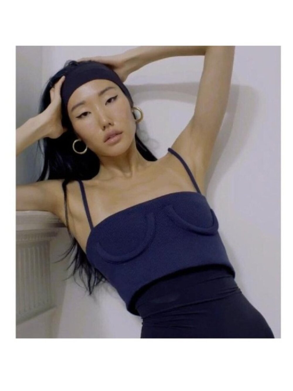 Orseund Iris Tube Tank Sz XS Navy $195